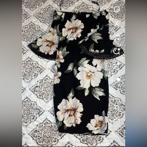 Off shoulder floral dress